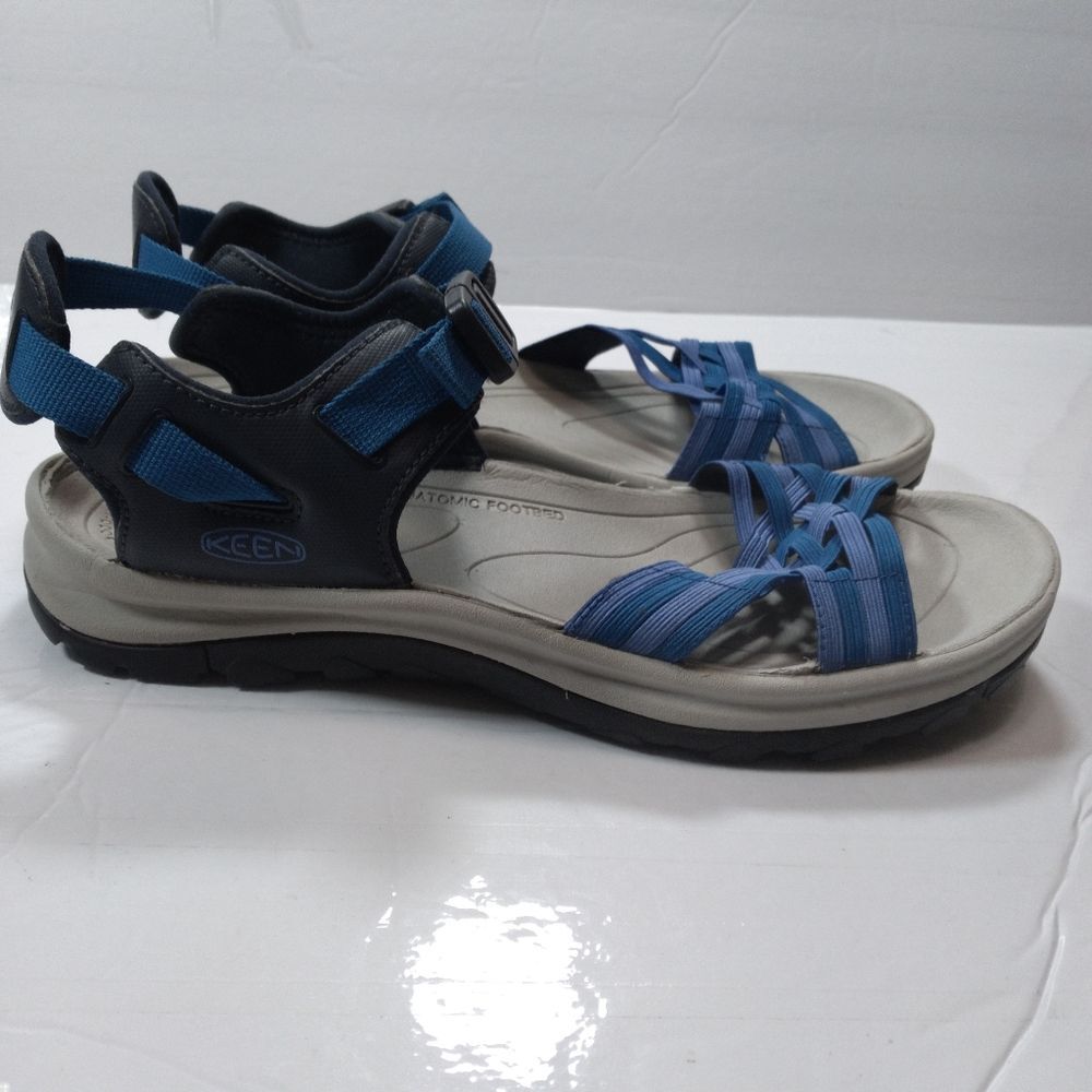 Keen women's sandals strappy size 9 blue - Picture 8 of 9